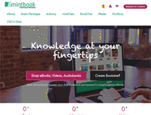 Tablet Screenshot of mintbook.com